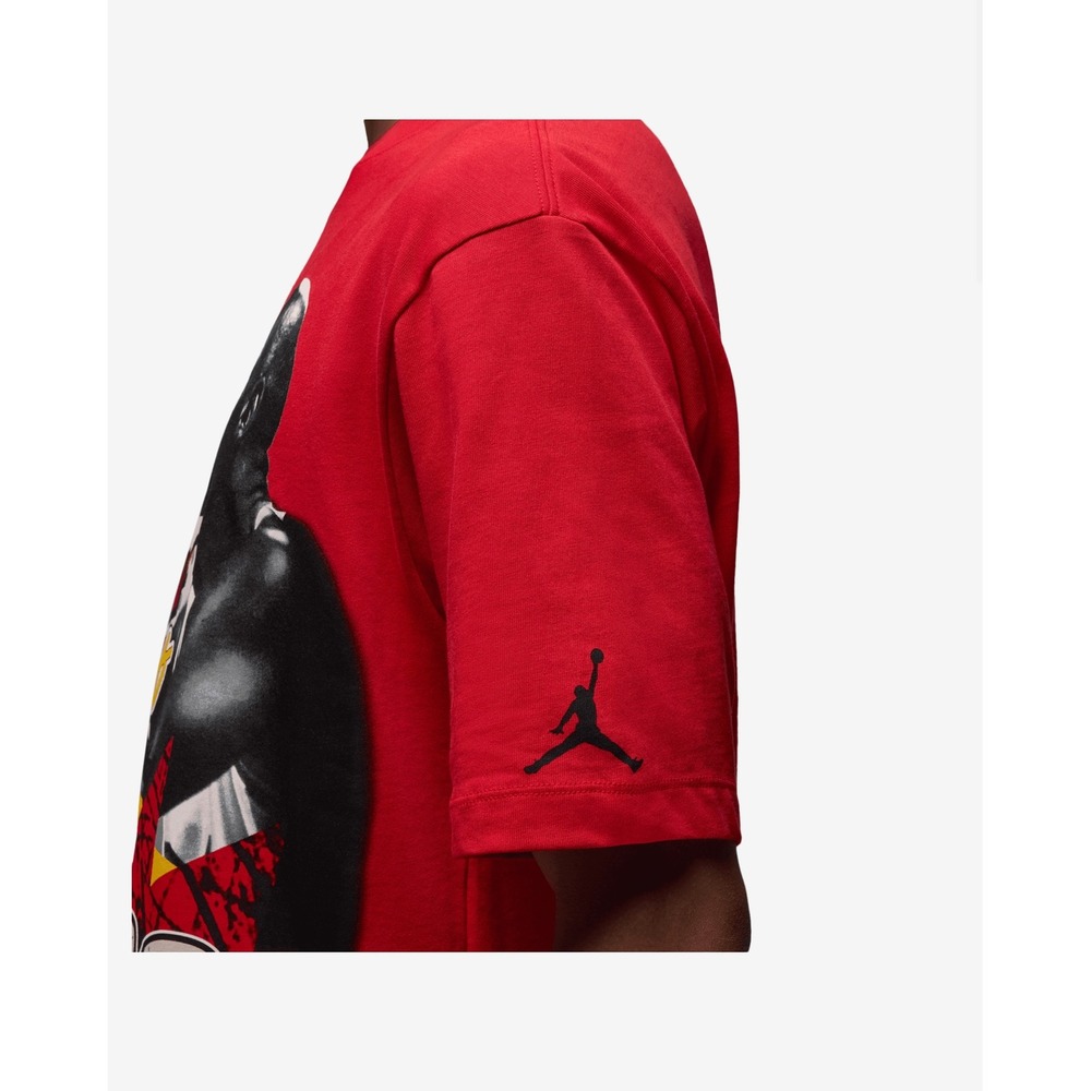 Jordan Mens TShirt Red Michael Jordan Graphic Print Air Jordan BRAND NEW Size M - Picture 6 of 11